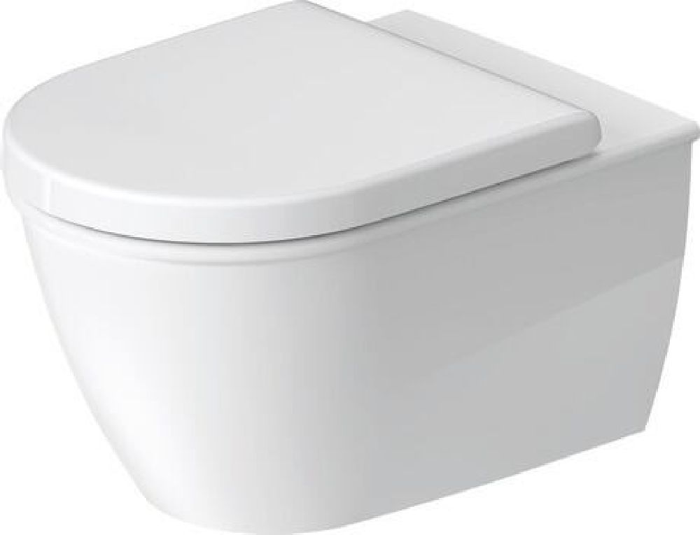 Darmowa Dostawa - Miska WC wisząca bez kołnierza biały połysk Duravit Darling New 2557092000