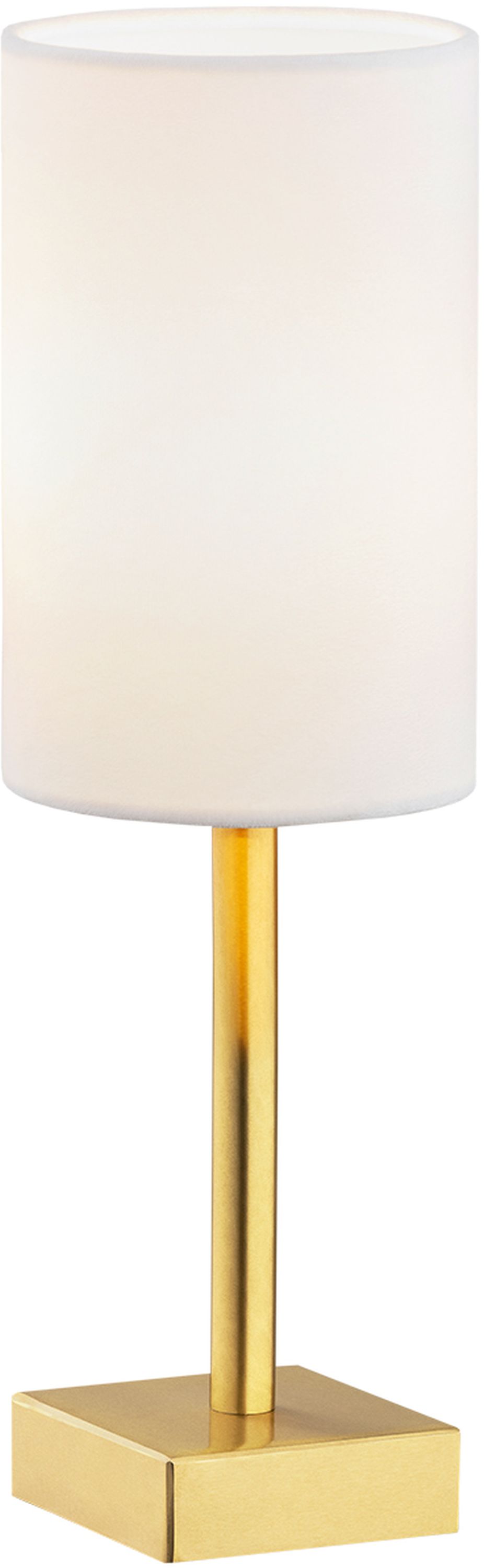 Darmowa Dostawa - Lampa stołowa 1x7 W biała-mosiądz Argon Abruzzo 8030