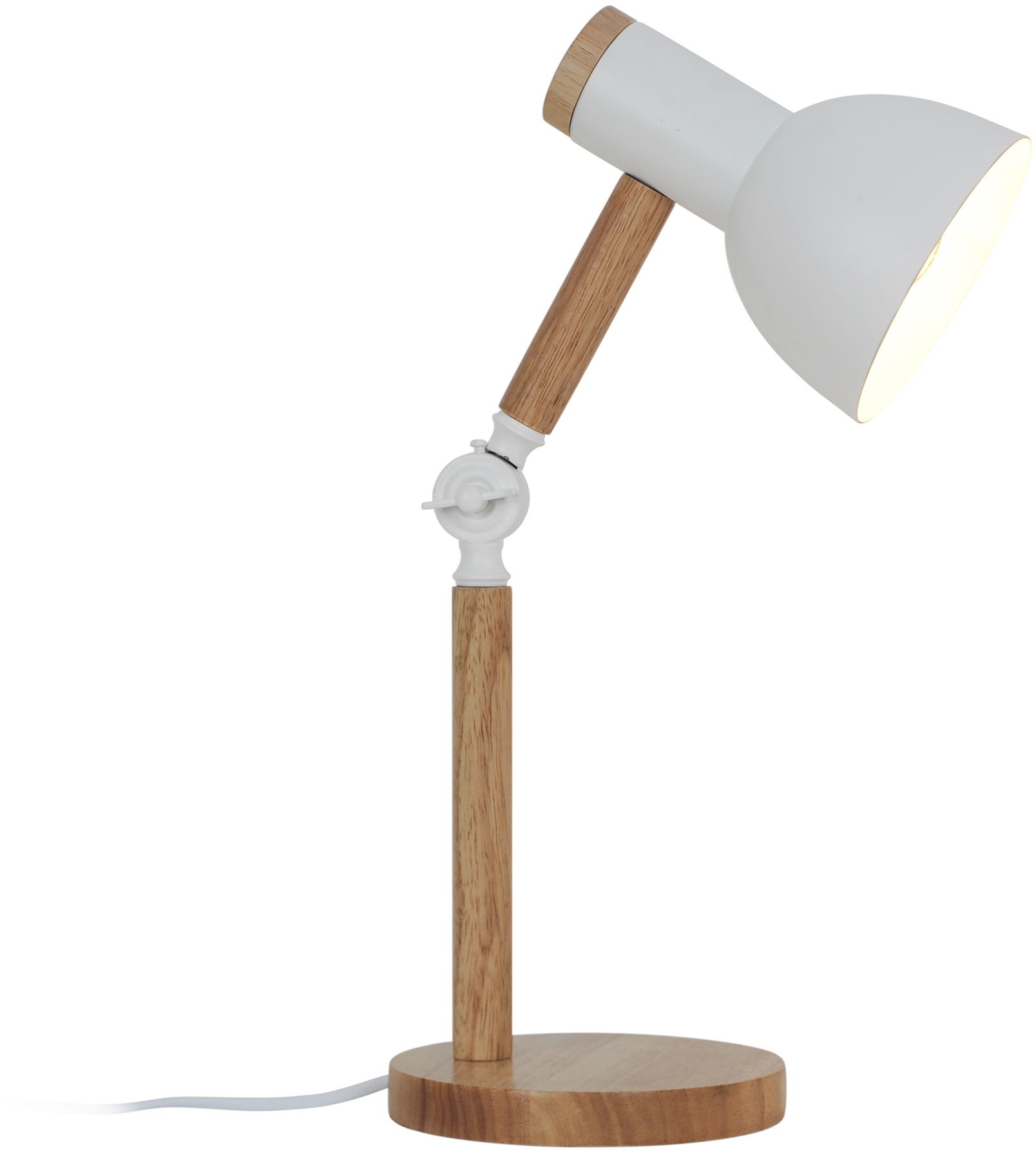 Darmowa Dostawa - Lampa stołowa 1x40 W biała Zuma Line Balbo T22004BWH