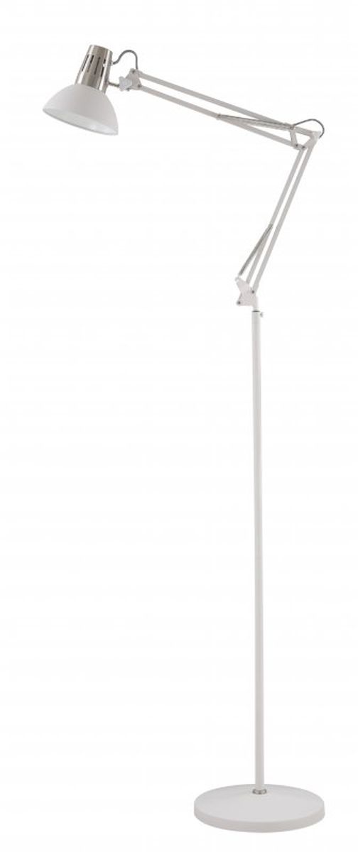 Darmowa Dostawa - Lampa stojąca 1x40 W biała-srebrna GTV Artemia LPARTFE2700DEC