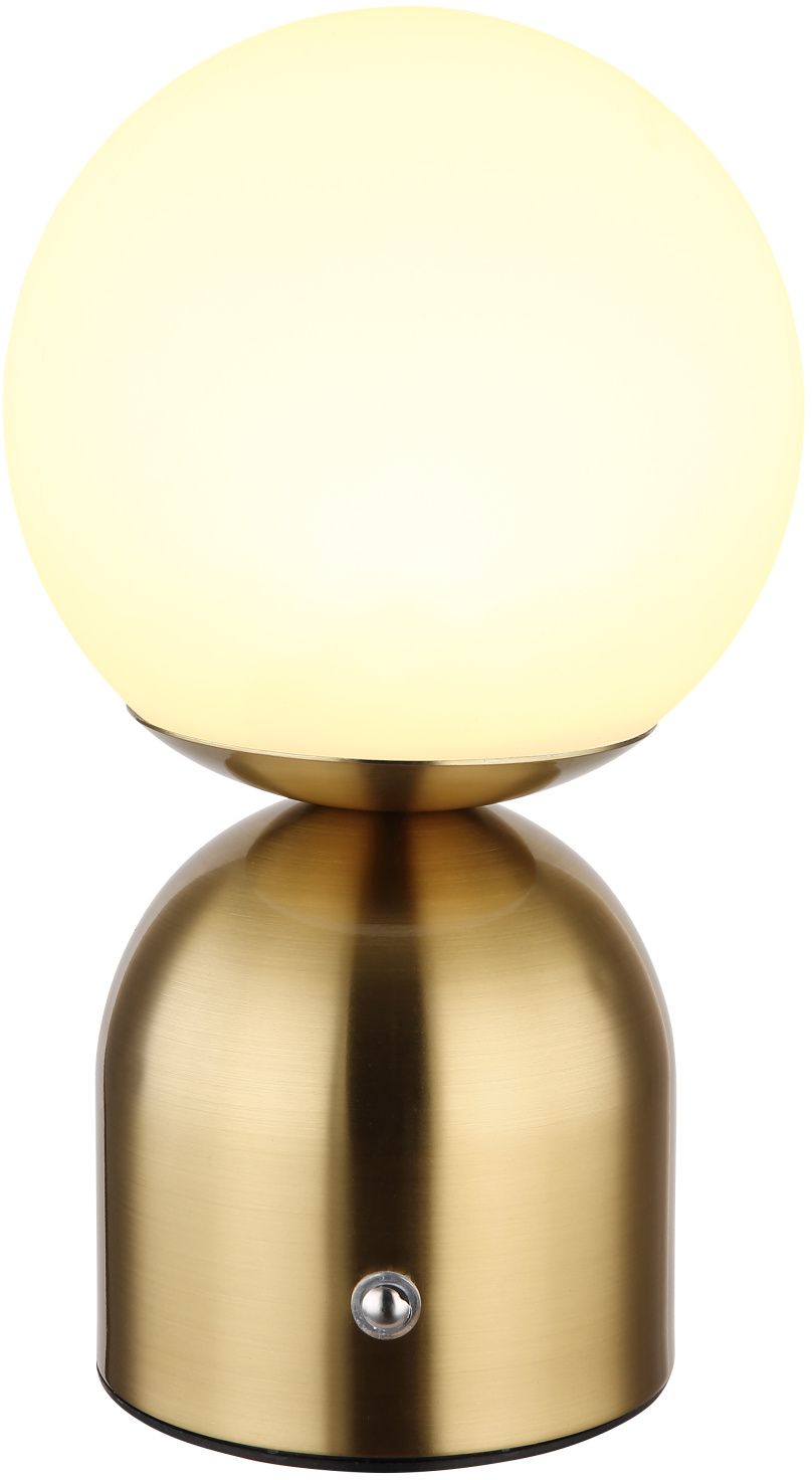 Darmowa Dostawa - Lampa stołowa 1x2.5 W biała-mosiądz Globo Lighting Julsy 21006M