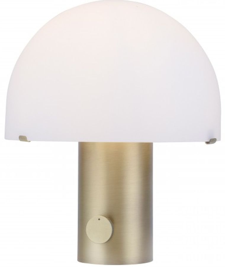 Darmowa Dostawa - Lampa stołowa 1x10 W biała-mosiądz Just Light Dipper 1443360