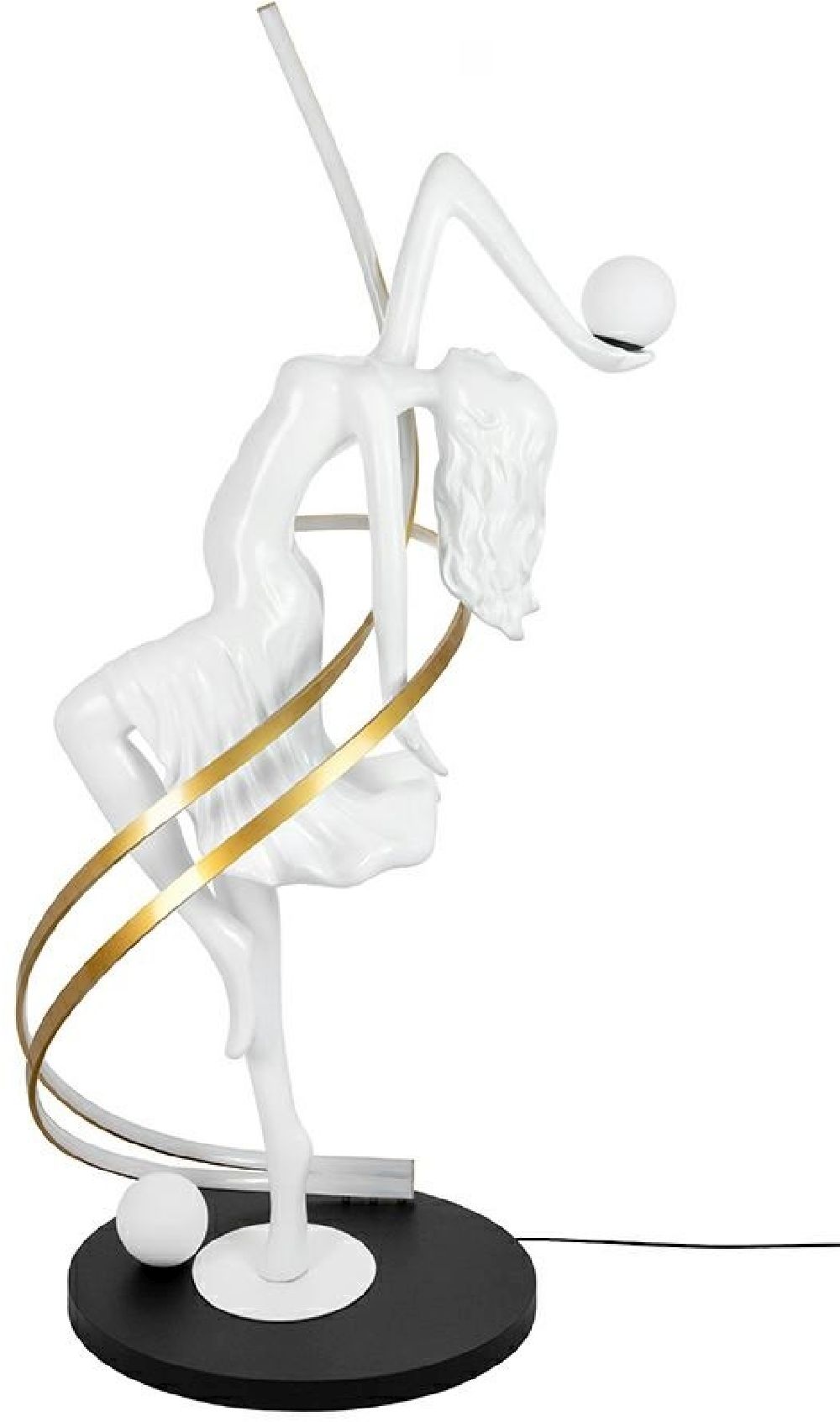 Darmowa Dostawa - Lampa stojąca 2x40 W biała Moosee Dancing Queen MSE1501100428