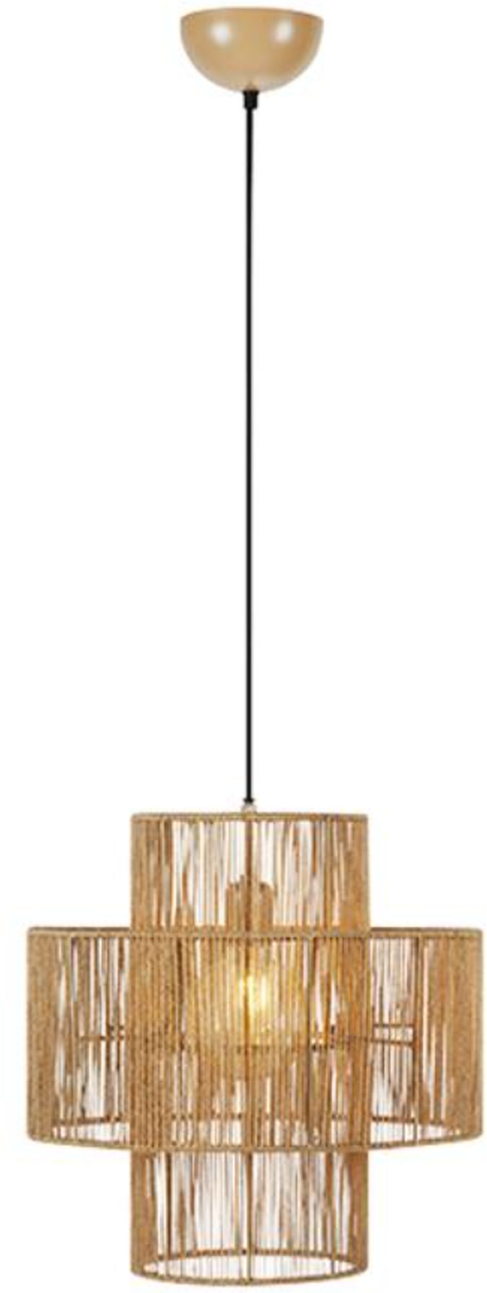 Darmowa Dostawa - Lampa wisząca 1x40 W beżowa Markslöjd Soga 108767
