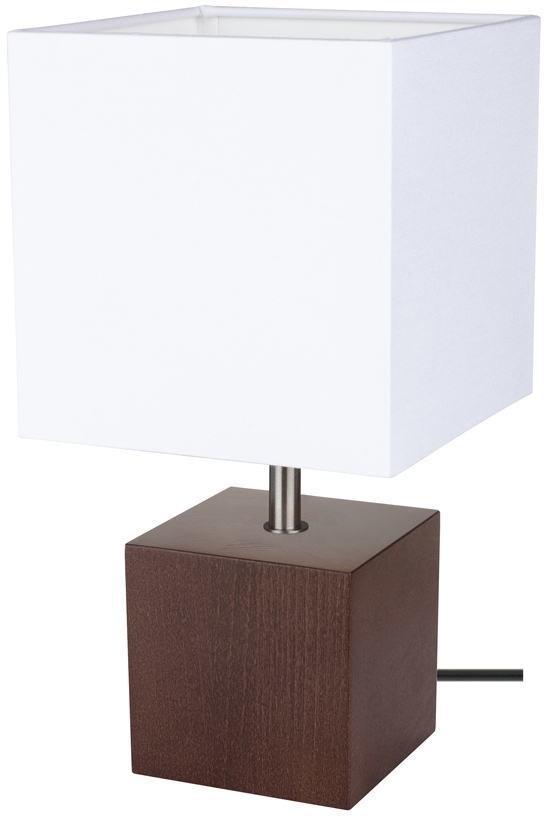 Darmowa Dostawa - Lampa stołowa 1x25 W biała Spot-Light Trongo Square 7199176