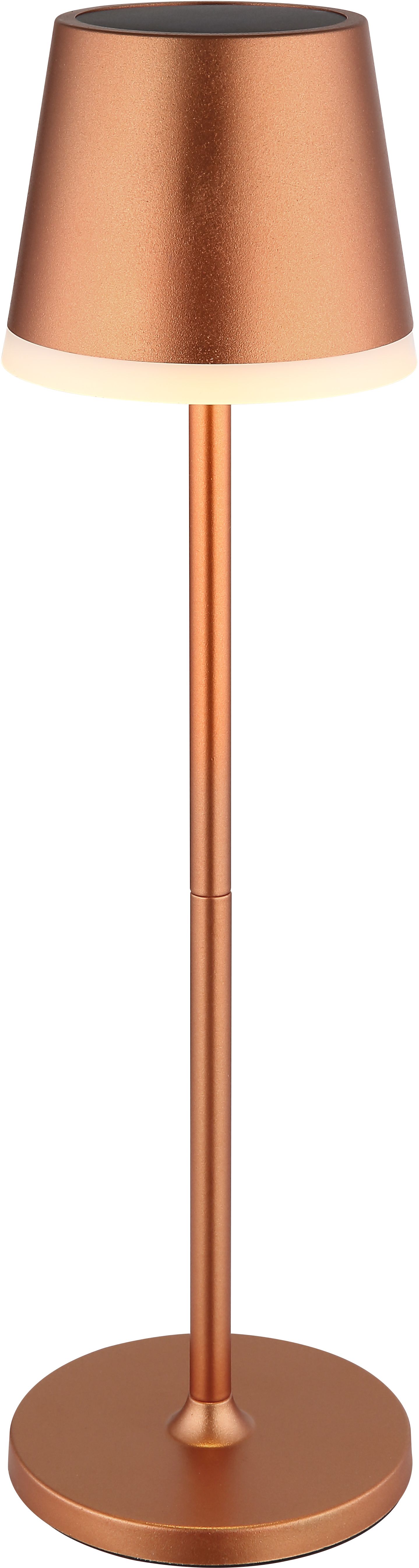 Darmowa Dostawa - Lampa solarna stołowa 1x0.06 W mosiądz Globo Lighting Solar 36637RM