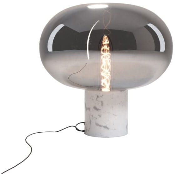 Darmowa Dostawa - Lampa stołowa 1x7 W biała-przydymiona MaxLight Moonstone T0055