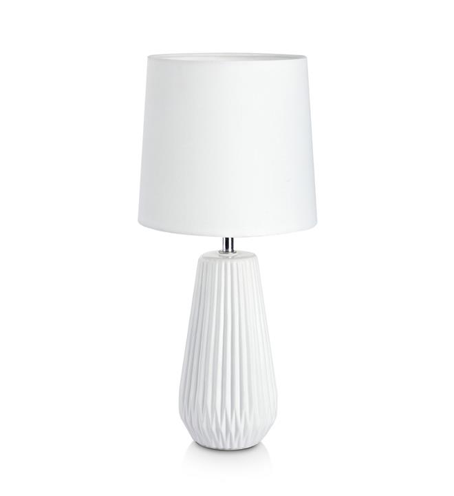 Darmowa Dostawa - Lampa stołowa 1x40 W biała Markslöjd Nicci 106623