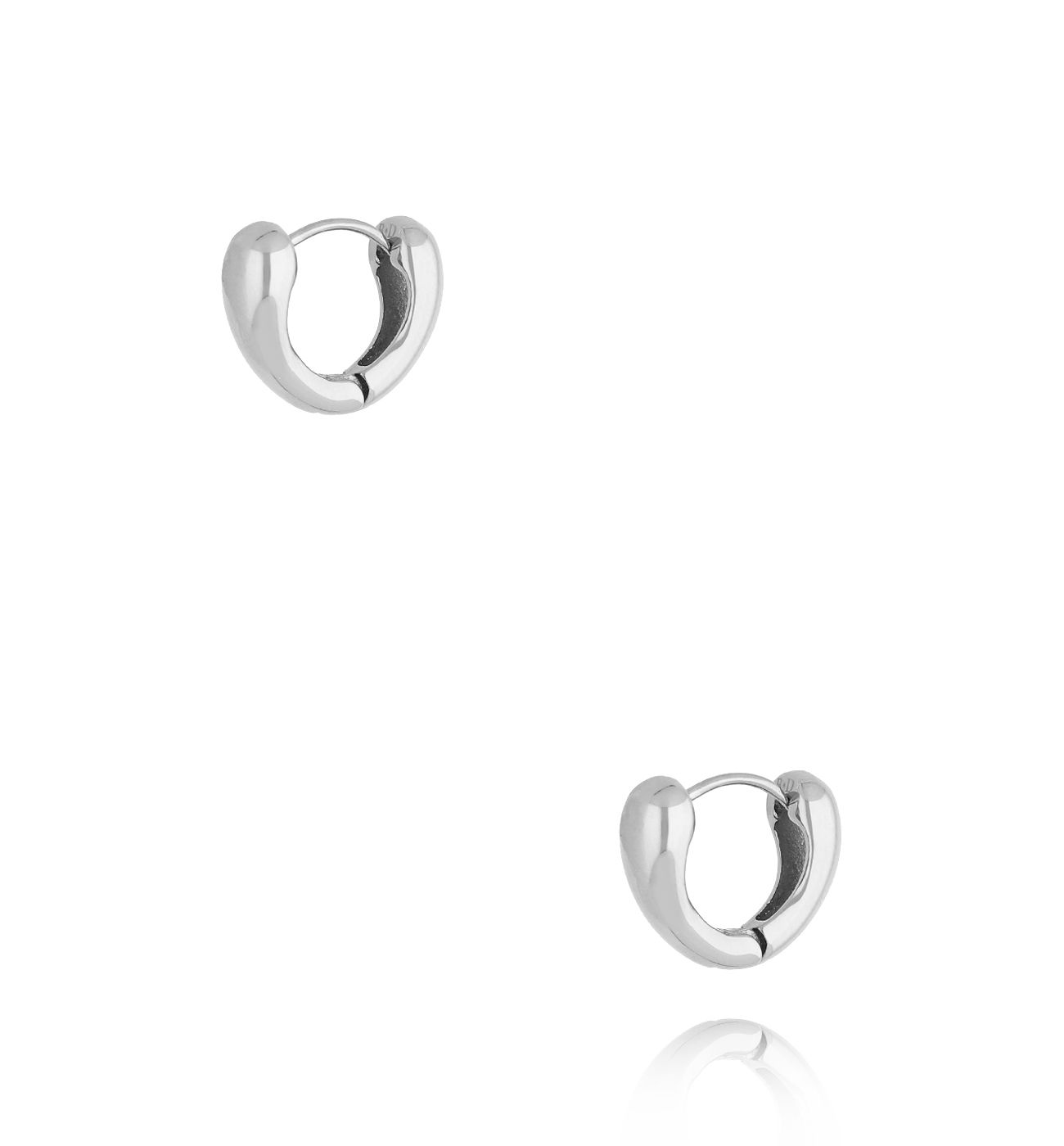 Kolczyki srebrne Mini Hoops - By Dziubeka