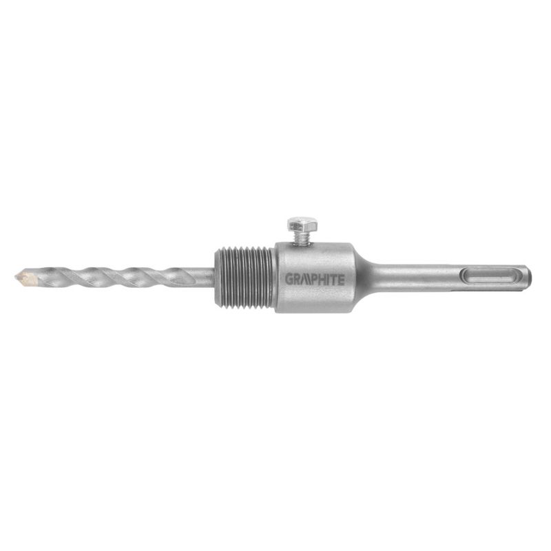 Adapter do otwornic SDS Plus oraz wiertło pilotujące GRAPHITE M22 110mm stal 40Cr 1 szt