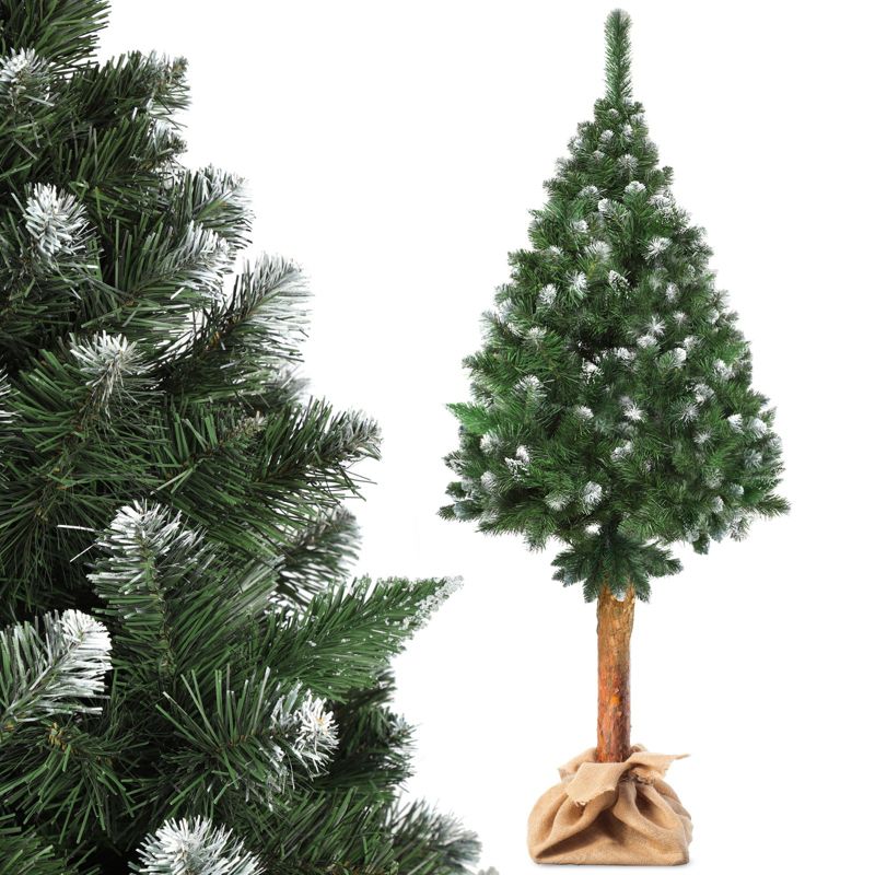 KADAX Choinka Na Pniu sztuczna Diamentowa 180 cm Sosna 1szt.