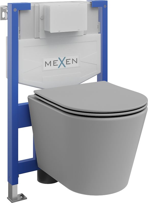 Zestaw podtynkowy WC Mexen Rico szary jasny 48x36,5x36 1 szt.
