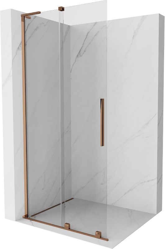 Ścianka prysznicowa Mexen Velar L różowe złoto 90x200 cm 871-090-003-03-60 1 szt.
