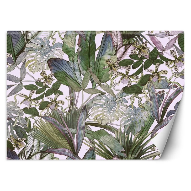 Fototapeta Feeby Monstera i tropikalne liście w pastelach 450x315 1 szt