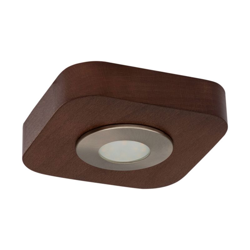 Drewniana Lampa Sufitowa SPOT Light 1xLED 5W Drewno Bukowe Orzechowe FSC, Polski Producent, 1 szt.