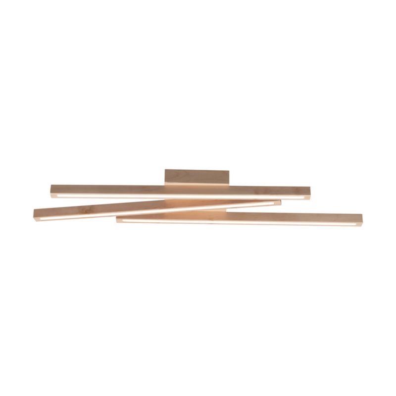 Drewniana Lampa Sufitowa SPOT Light 3xLED 27W Naturalna Brzoza FSC, Polski Producent, 1 szt.
