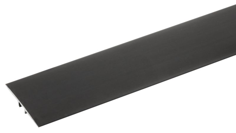 Profil progowy płaski Cezar Czarny 35mm 1,86m aluminiowy 1 szt.
