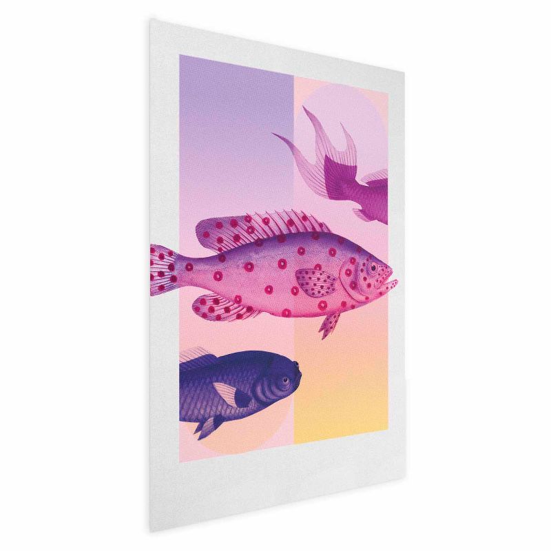 Plakat Artgeist Fantazyjne Ryby 60x90 cm bez ramy 1 szt