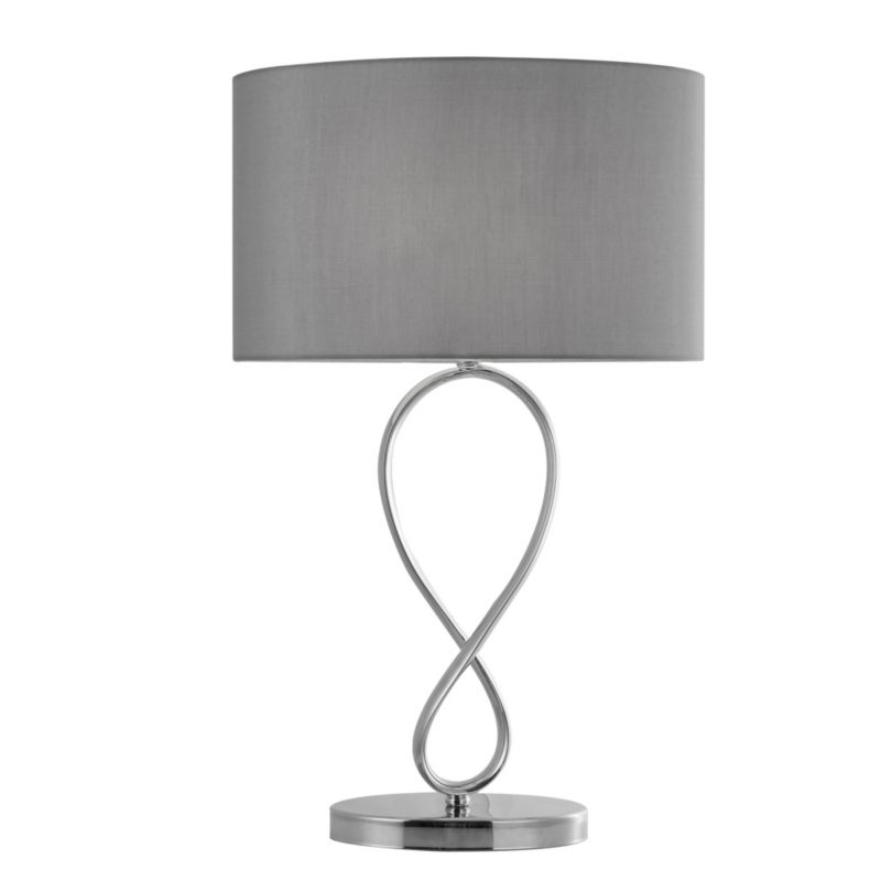 Lampa stołowa GoodHome Carnavon E14 chrom