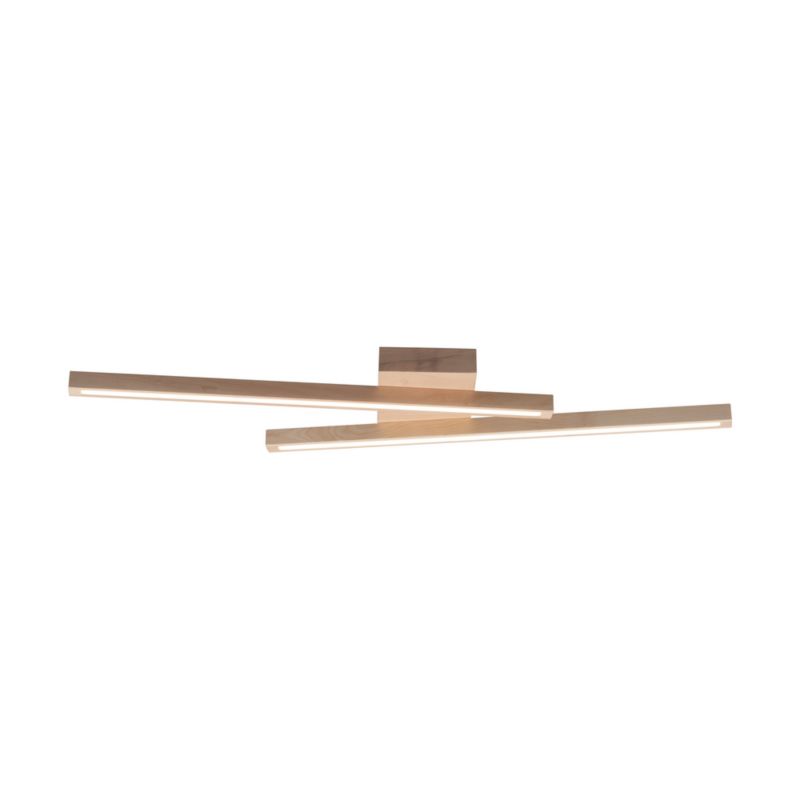 Drewniana Lampa Sufitowa SPOT Light 2xLED 18W Naturalna Brzoza FSC, Polski Producent, 1 szt.