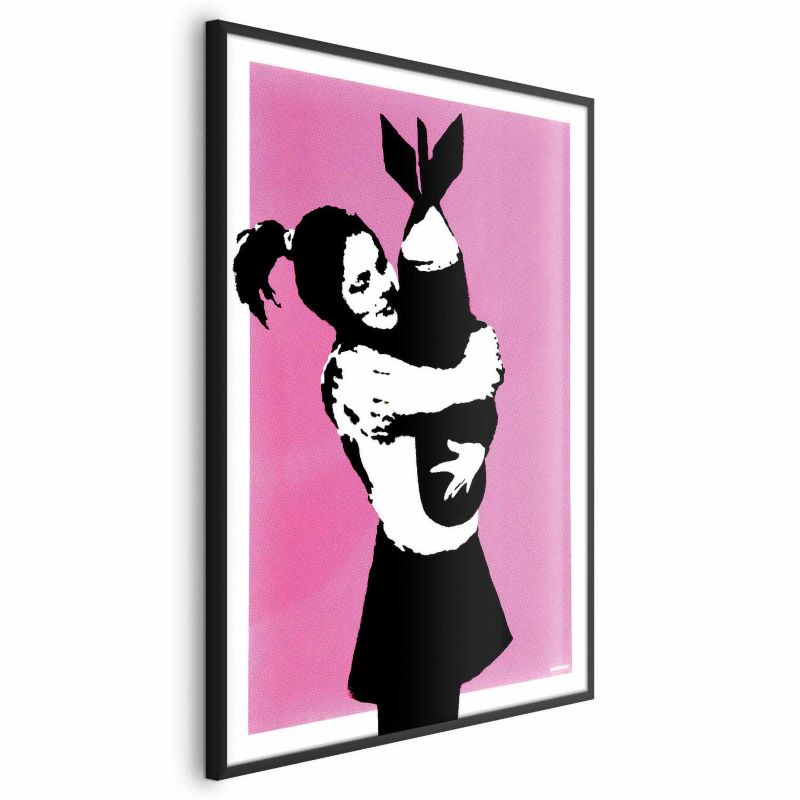Plakat Artgeist Bombowy uścisk 29,7x42 cm z ramą czarną 1 szt