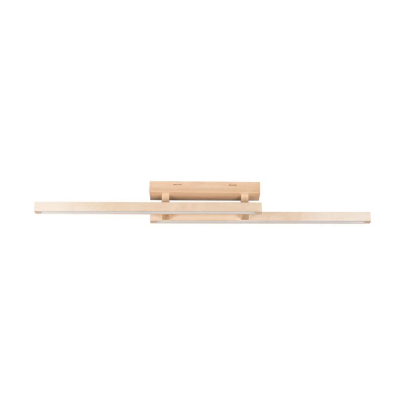 Drewniana Lampa Sufitowa SPOT Light 2xLED 22.5W Naturalna Brzoza FSC, Polski Producent, 1 szt.