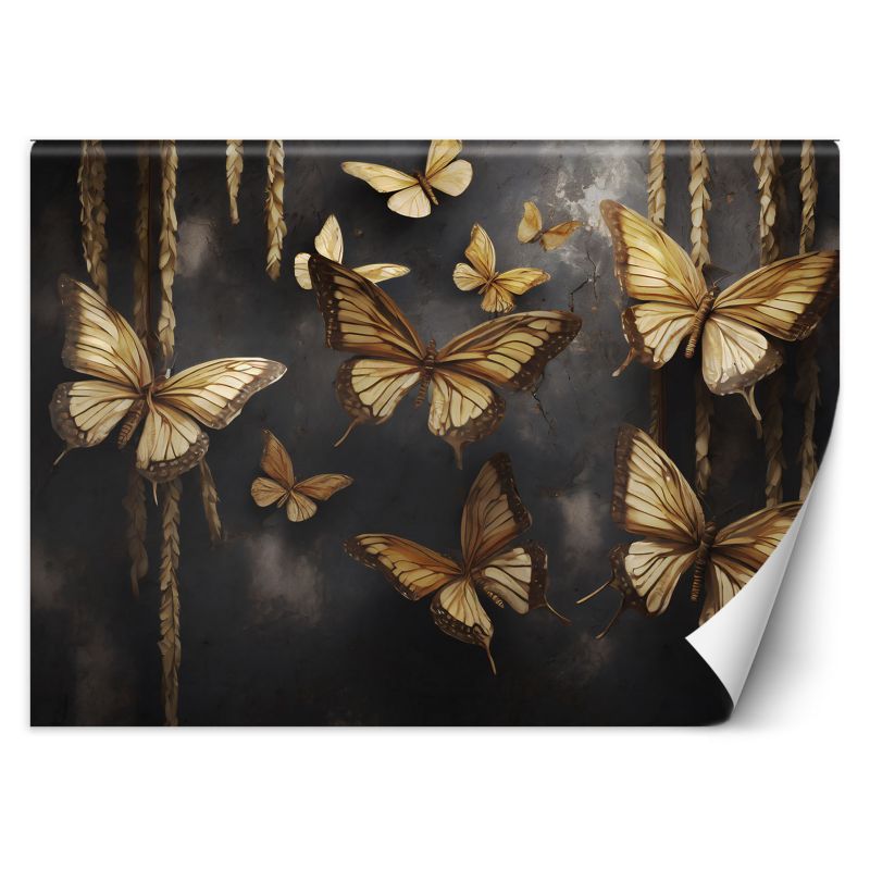 Fototapeta Feeby Złote motyle 350x245 1 szt