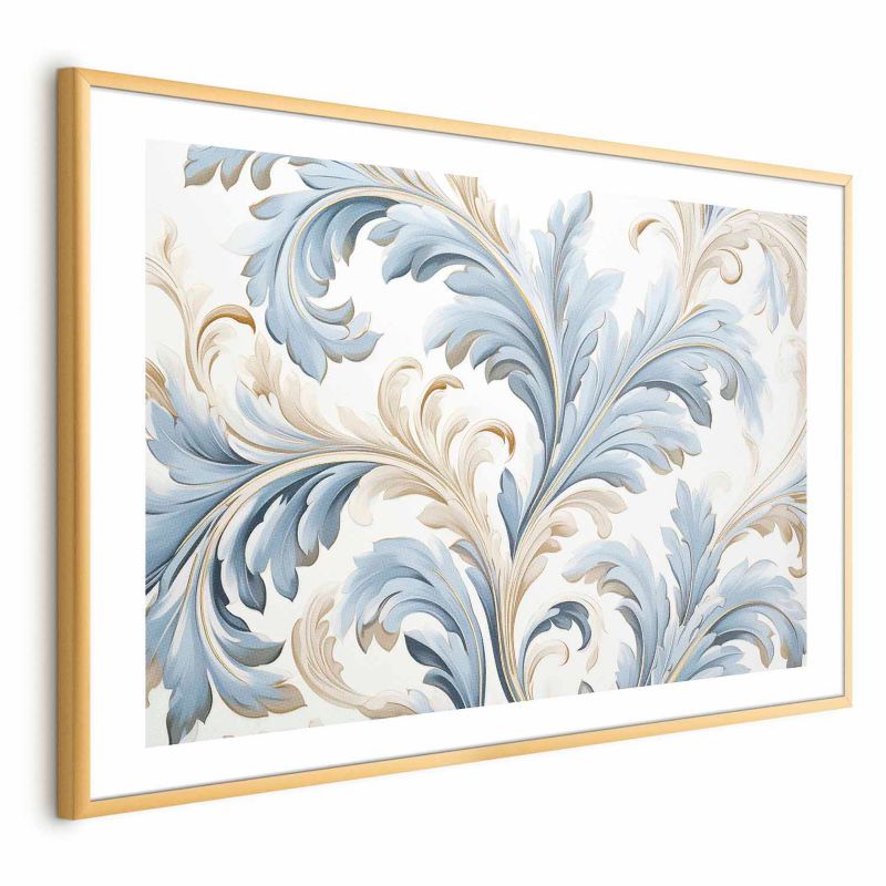 Plakat Artgeist Barokowe pnącze 90x60 cm z ramą złotą 1 szt