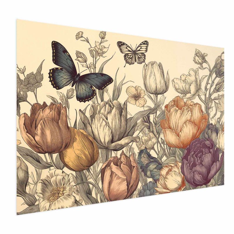 Plakat Artgeist Kolorowe tulipany 90x60 cm bez ramy 1 szt