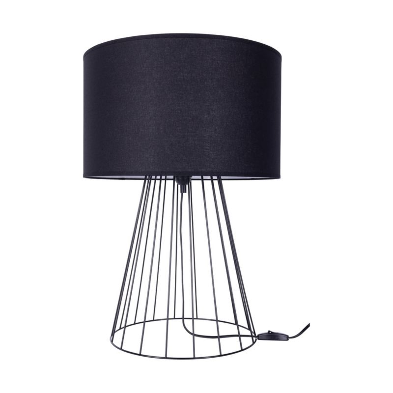 Lampa Stołowa SPOT Light 1xE27 Max.60W Klasyczna Kompozycja Czerni od Polskiego Producenta, 1 szt.