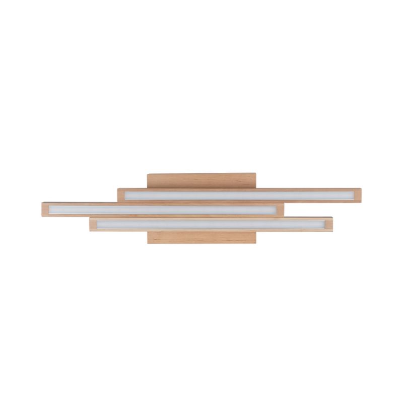 Drewniana Lampa Sufitowa SPOT Light 3xLED 18W Naturalna Brzoza FSC, Polski Producent, 1 szt.