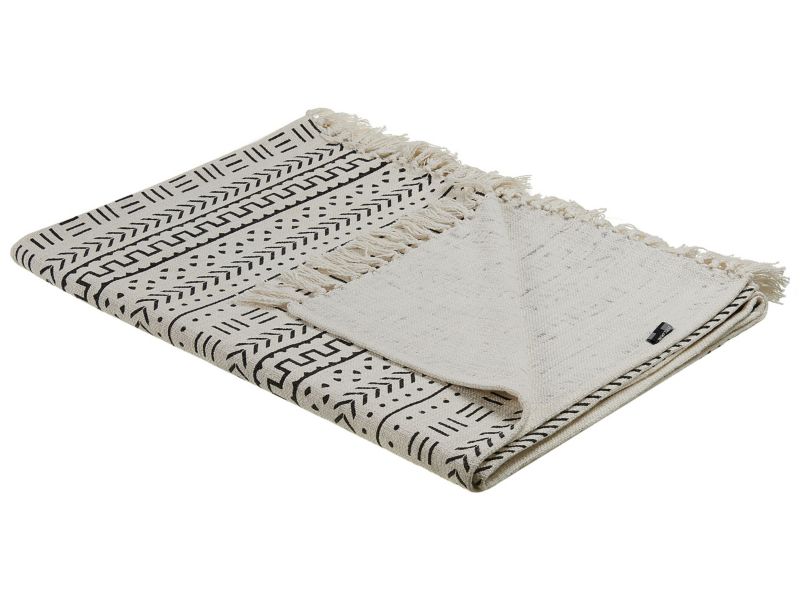 Koc Panvel Bawełna 130 x 180 cm Biały 1 szt.