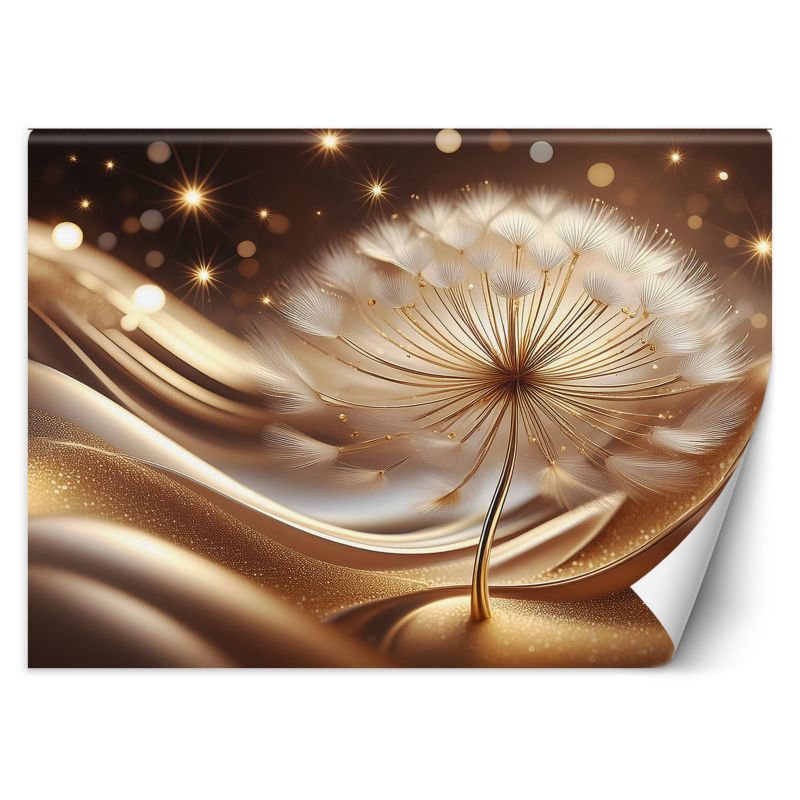 Fototapeta Feeby Kwiaty, złoty blask 350x245 1 szt