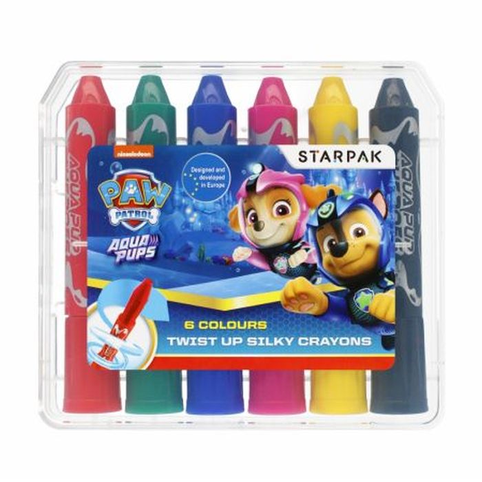 Kredki w sztyfcie wykręcane 6 kolorów Starpak