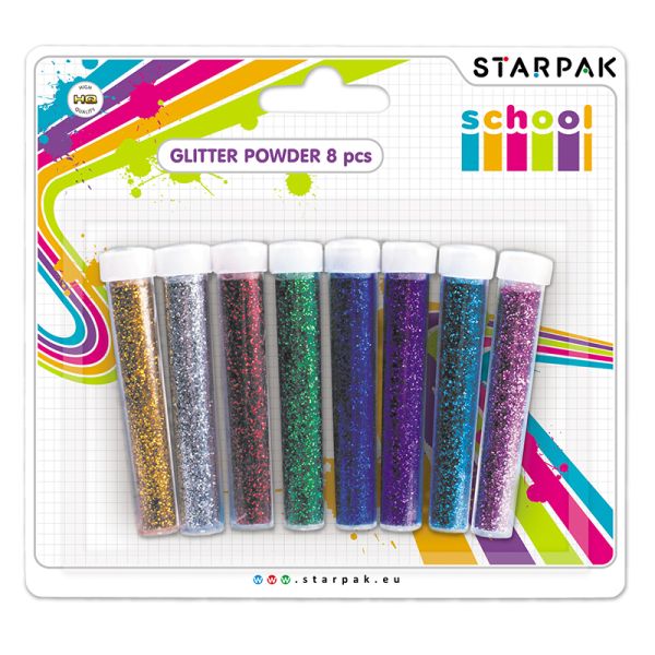Starpak Brokat sypki 4g 8 kolorów