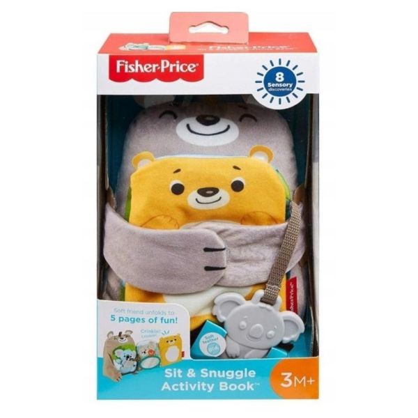 Fisher Price miękkie zwierzątka-książeczka aktywizująca