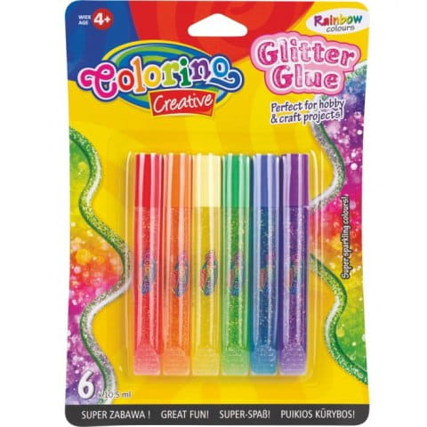 KLEJ BROKAT 6SZT 10,5 RAINBOW
