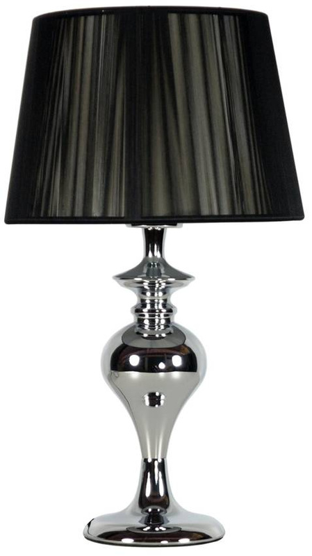 Lampa stołowa czarna Gillenia