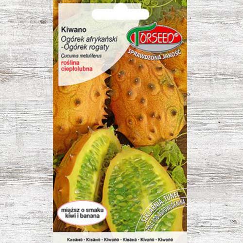 1 szt, Kiwano (Ogórek afrykański) - Nasiona: Ilość w opakowaniu: 10 szt