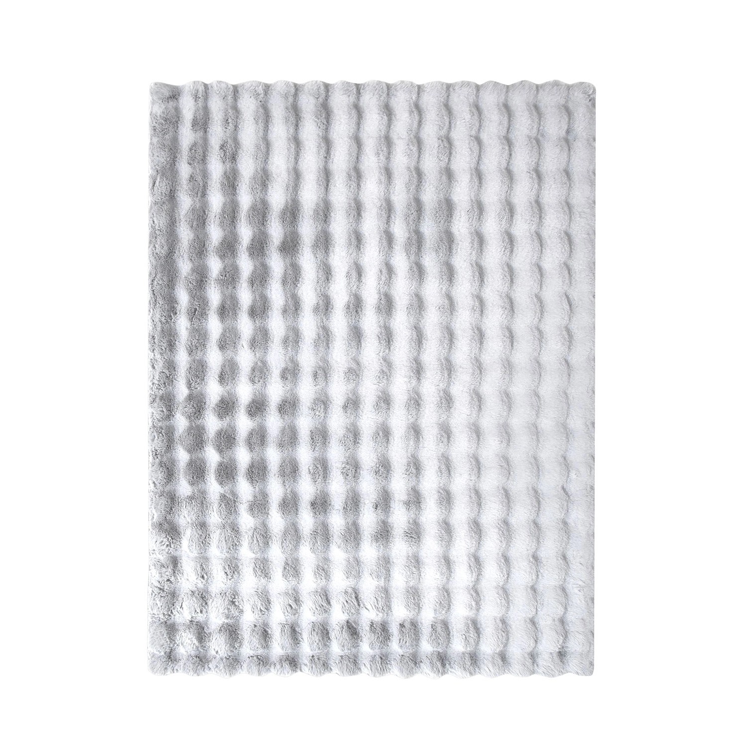 Dywan RABBIT BUBBLE srebrzysty 160 x 230 cm