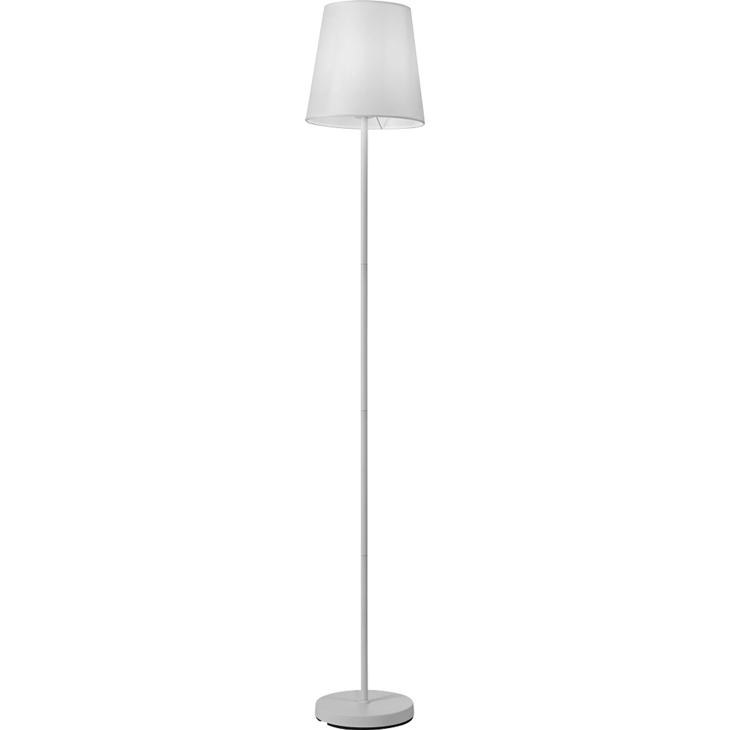 Lampa podłogowa metal biała 155 cm 1x40W E27