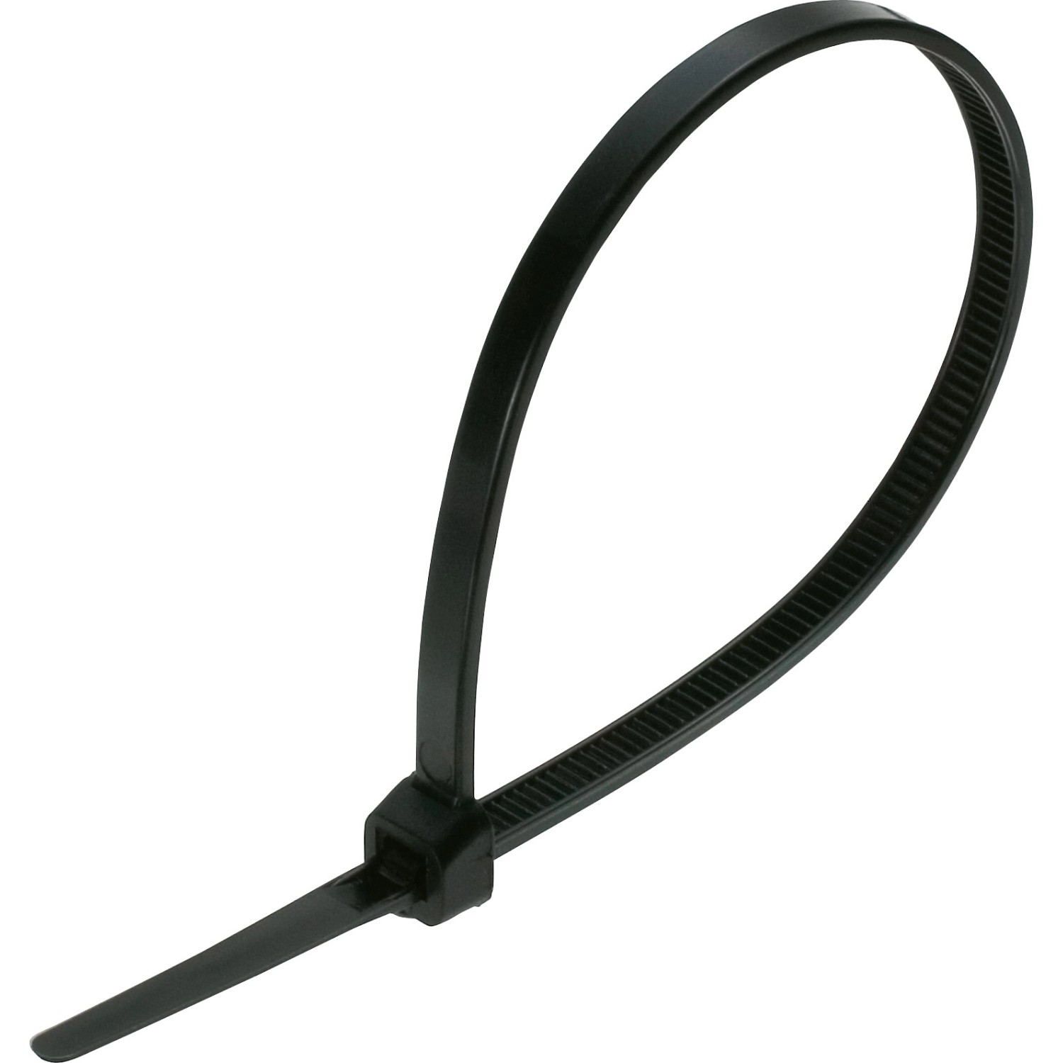 LUX Opaski do kabli 4,2 x 300 mm czarne, 100 szt