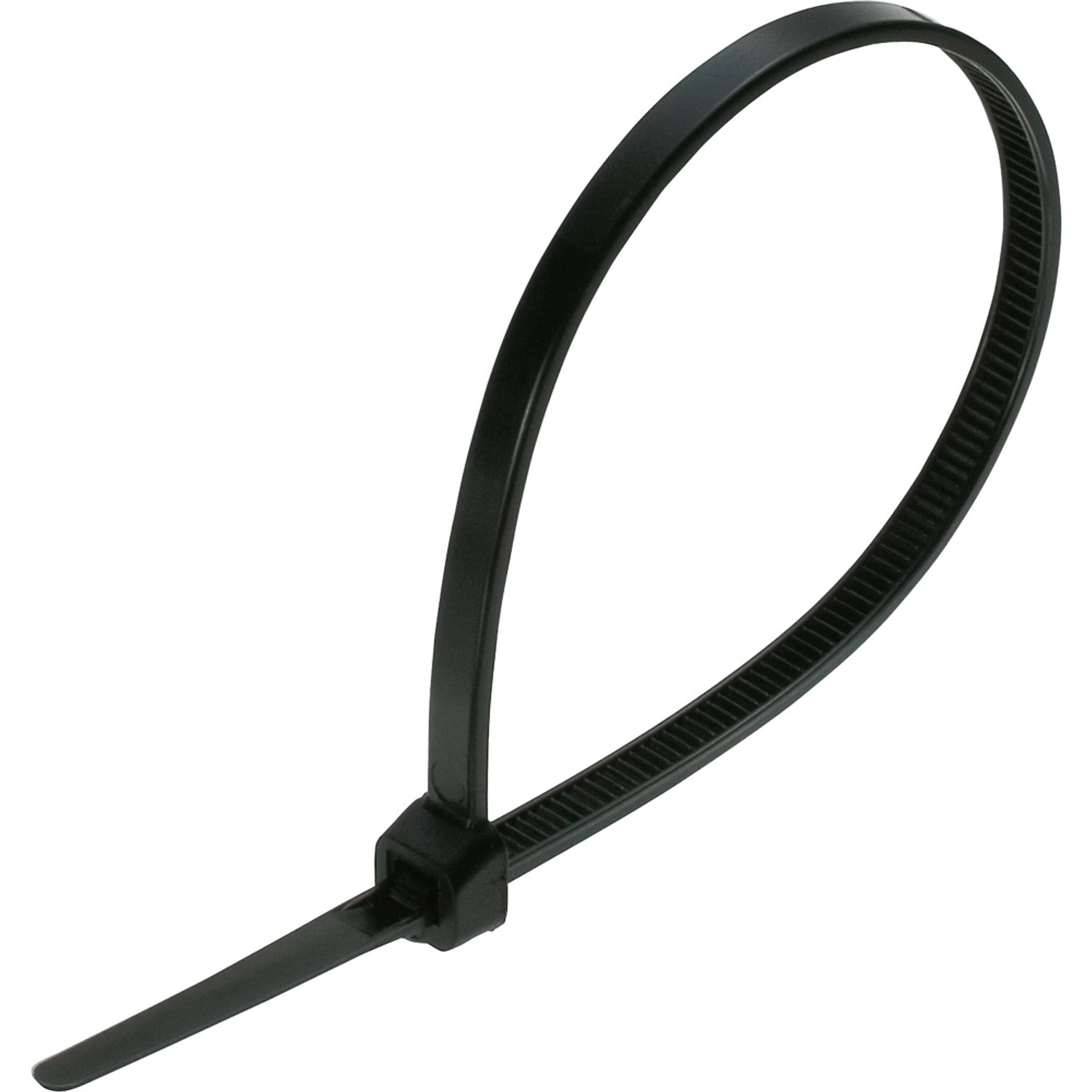 LUX Opaski do kabli 4,2 x 380 mm czarne, 100szt