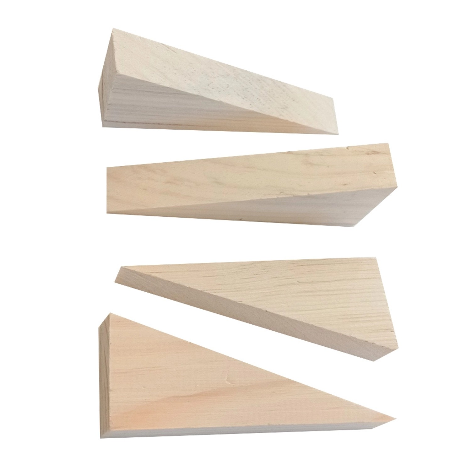 Kliny do montazu drzwi i okien 4 x 10 cm 4 szt.
