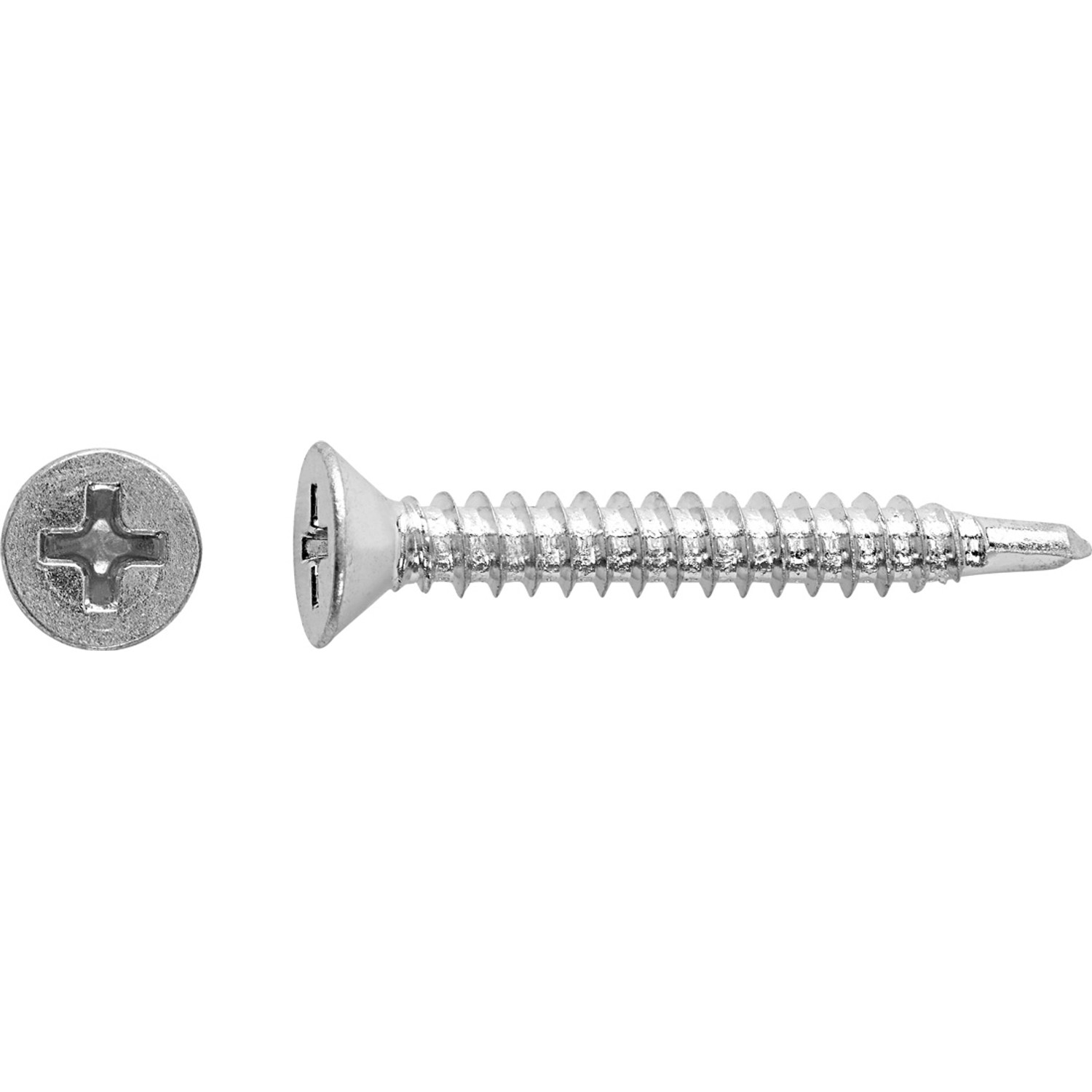 LUX Wkręt wiercący z łbem stożkowym PH 4,8 x 32 mm ocynk 12 szt