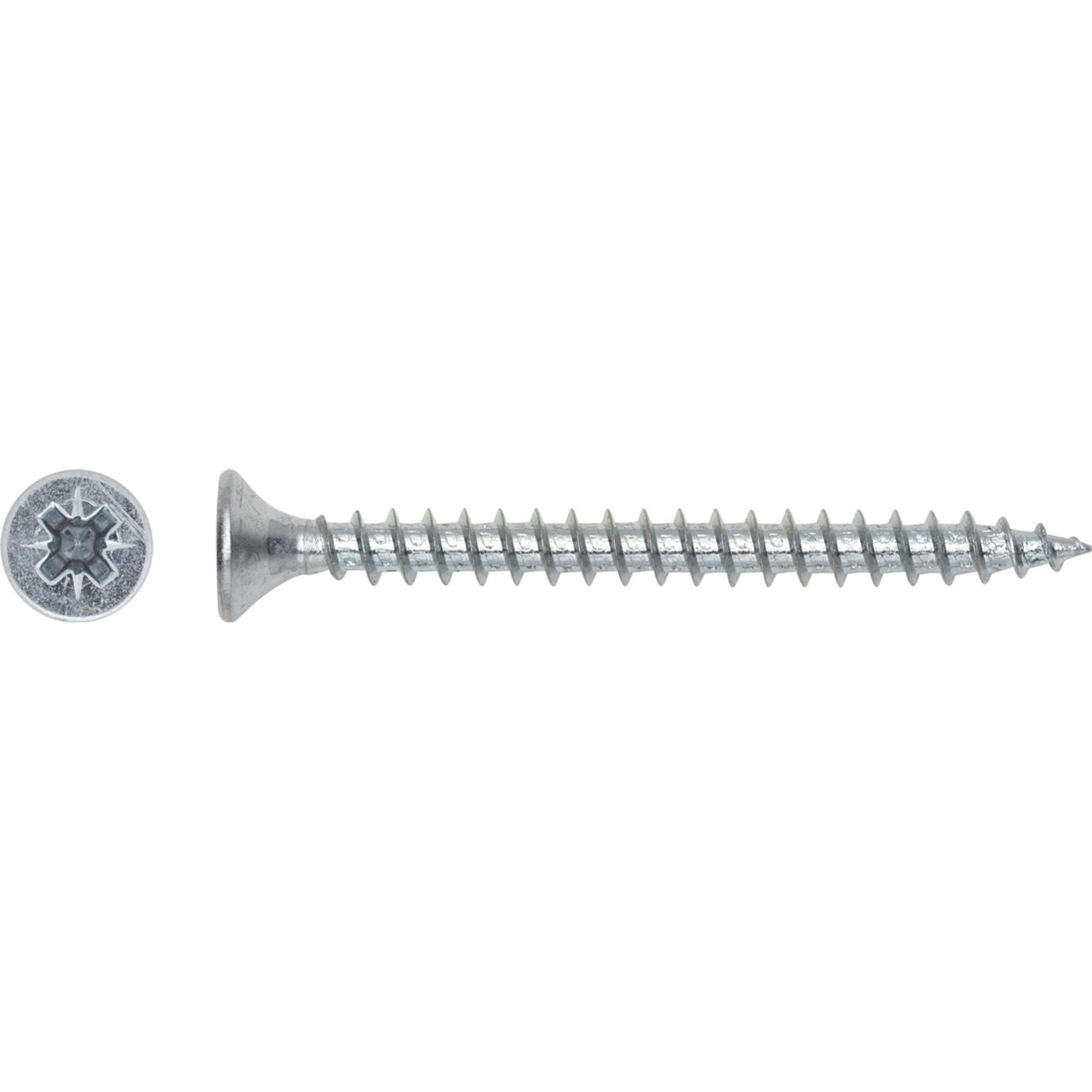 LUX Wkręt uniwersalny z łbem stożkowym płaskim TX 4,5 mm x 30 mm ocynk 20 szt