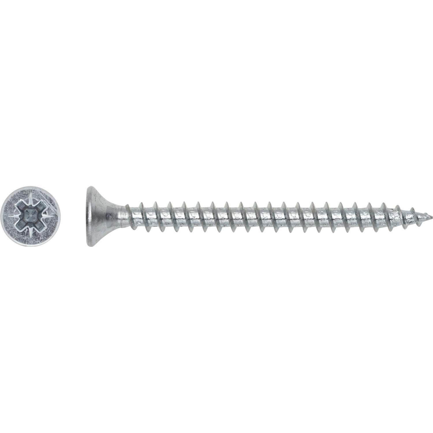 LUX Wkręt uniwersalny z łbem stożkowym płaskim TX 4,5 mm x 45 mm ocynk 10 szt