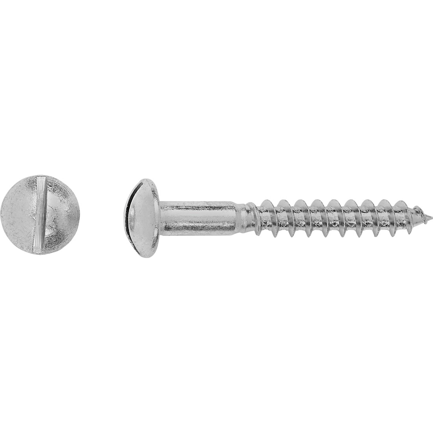 LUX Wkręt do drewna z łbem kulistym SL 4 mm x 16 mm ocynkowany 25 szt.