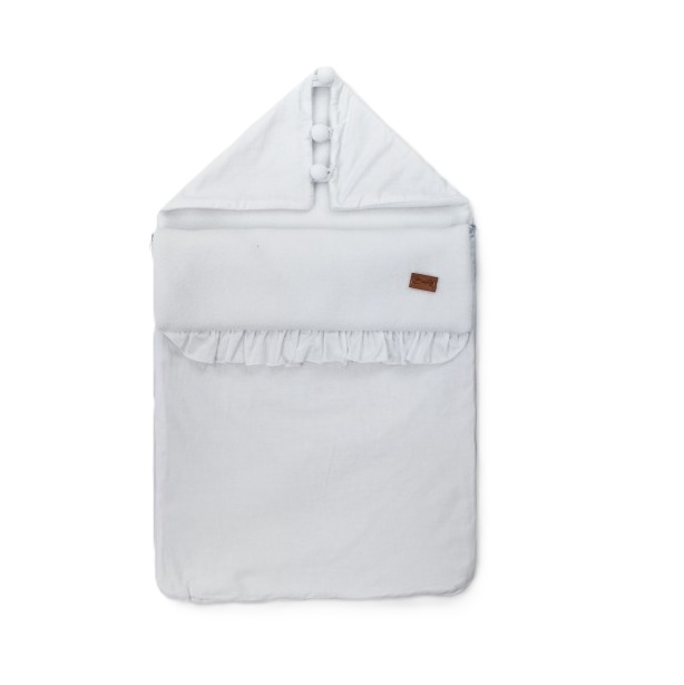 Śpiworek dla niemowlaka biały 92-98 cm BR