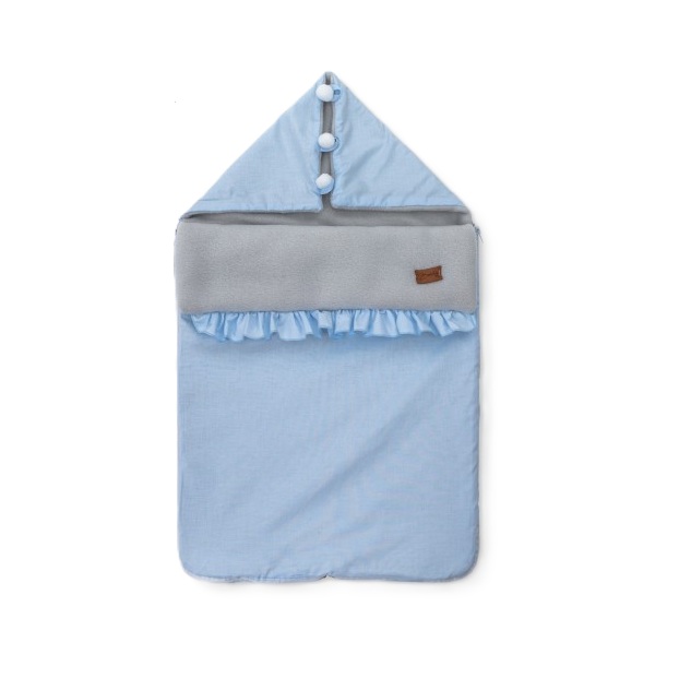Śpiworek dla niemowlaka błękitny 92-98 cm BR